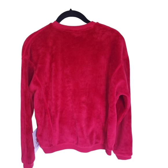 ATHLETA GIRL Girls Sz L 12 Feelin Great 2.0 Velvet Sweatshirt Red NWT - Picture 5 of 15